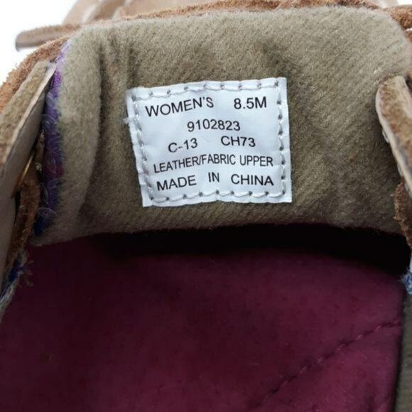 Sperry Top Sider Angelfish Pink Purple Plaid Sequins‎ Women's Size 8.5 - Picture 8 of 9